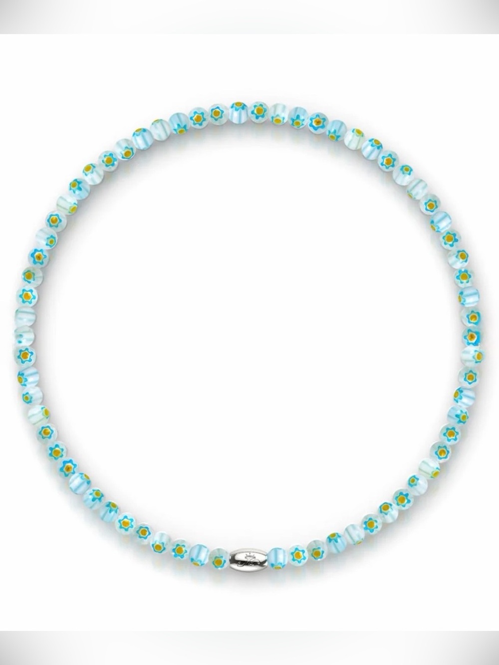 NWT Nogu Venetian Clematis | Silver | Millefiori Wrap